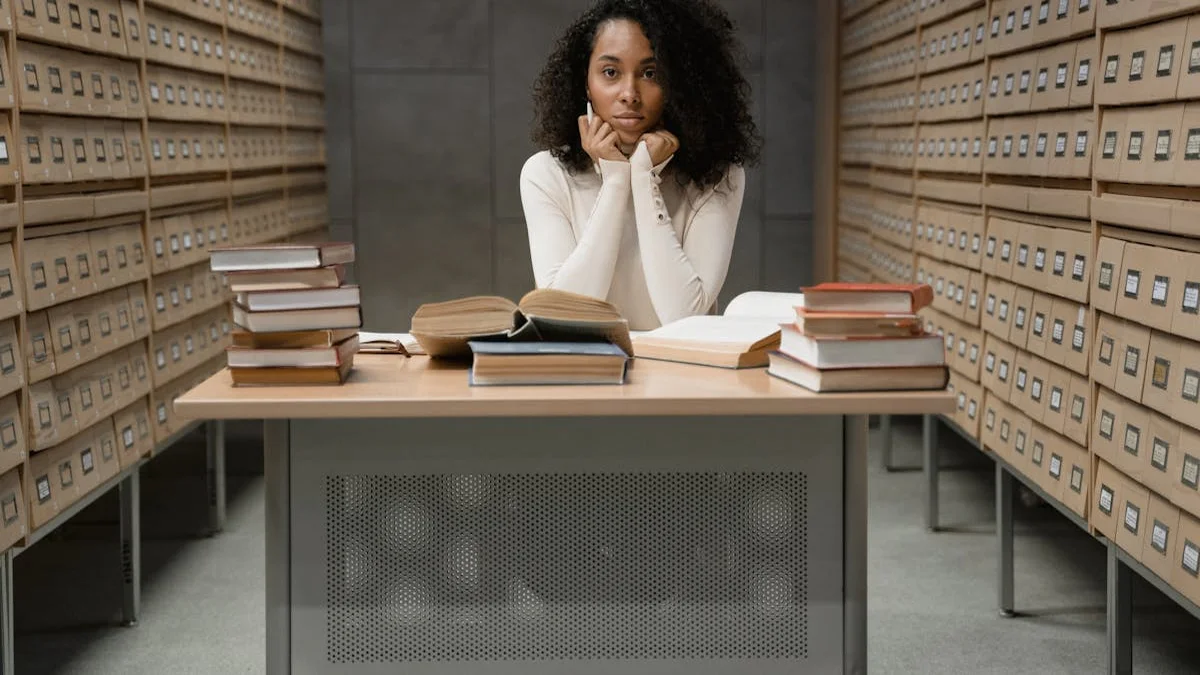 Studying in a library dead zone