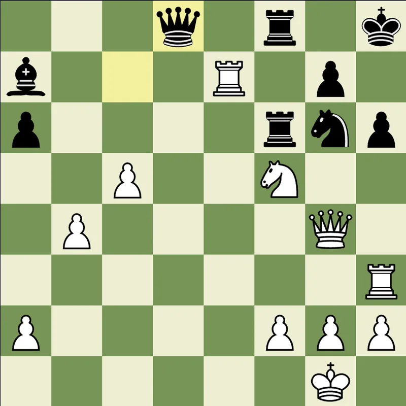 Puzzle 4: White to play after Qd8