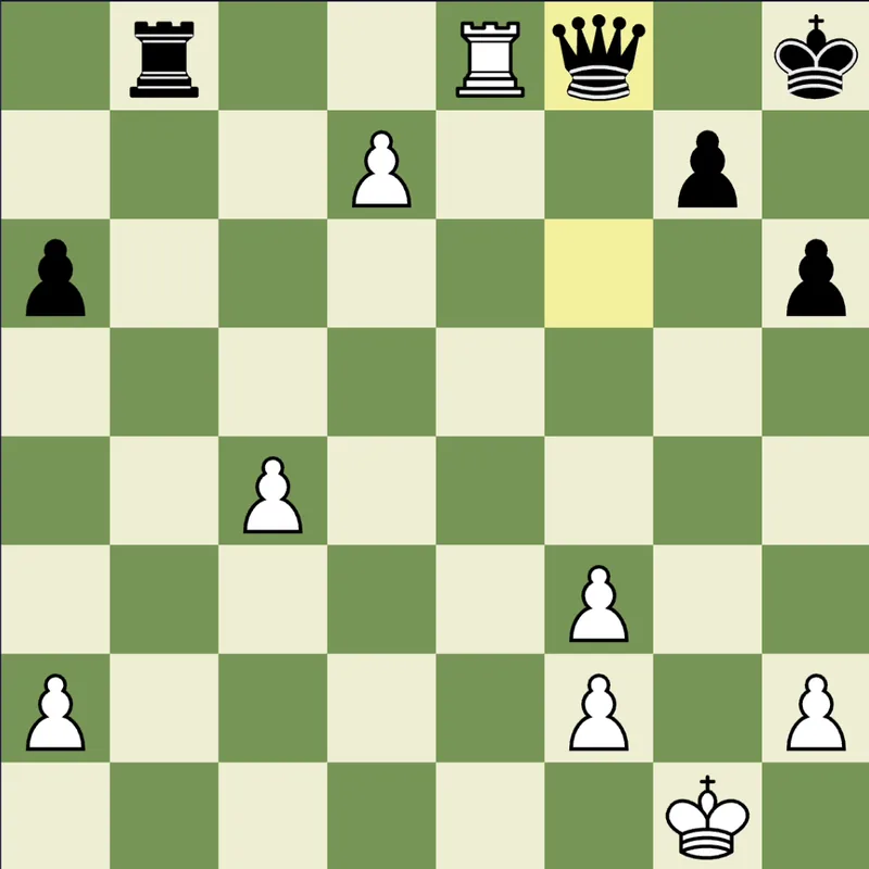 Puzzle 2: White to play after Qf8