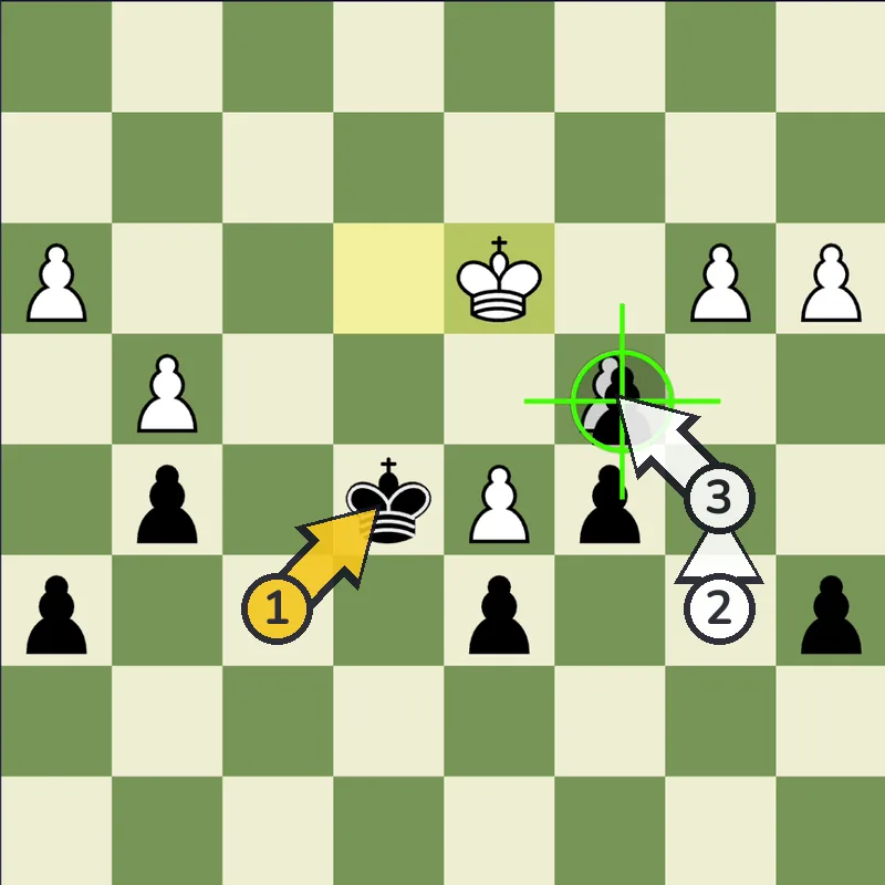 Puzzle 4 final position after bxc4+