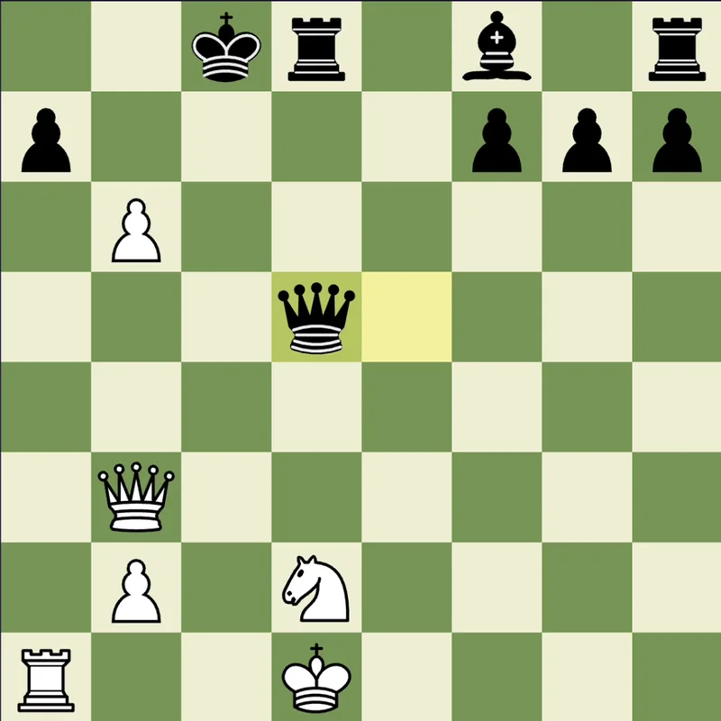 Puzzle 3: White to play after Qd5
