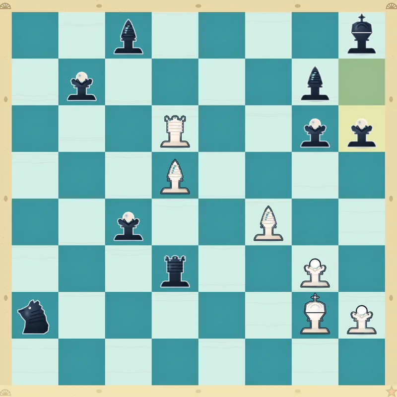 Puzzle 2: White to play after h6