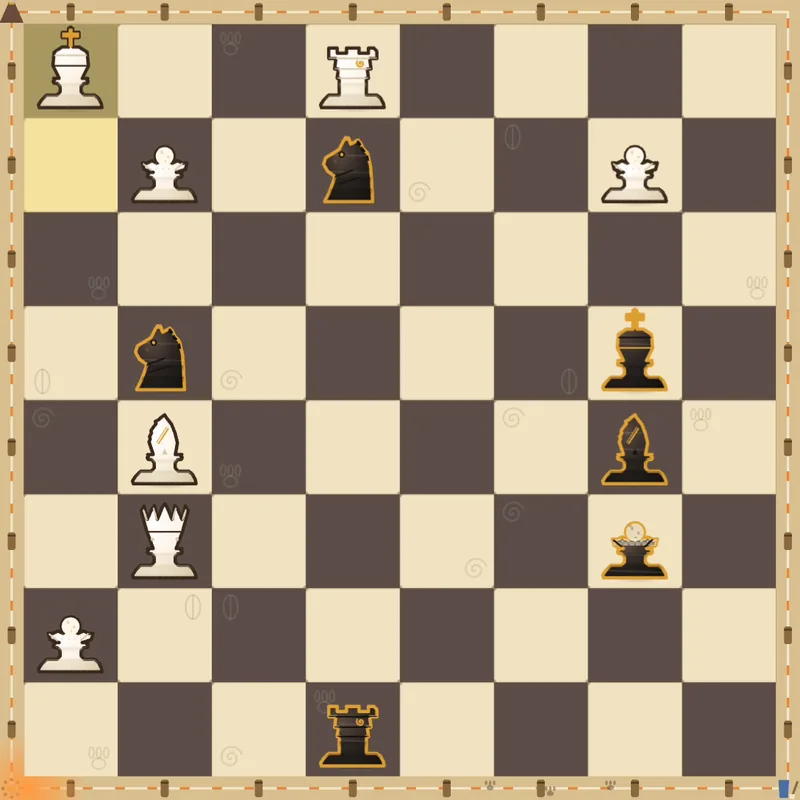Puzzle 2: Black to play after Kh1