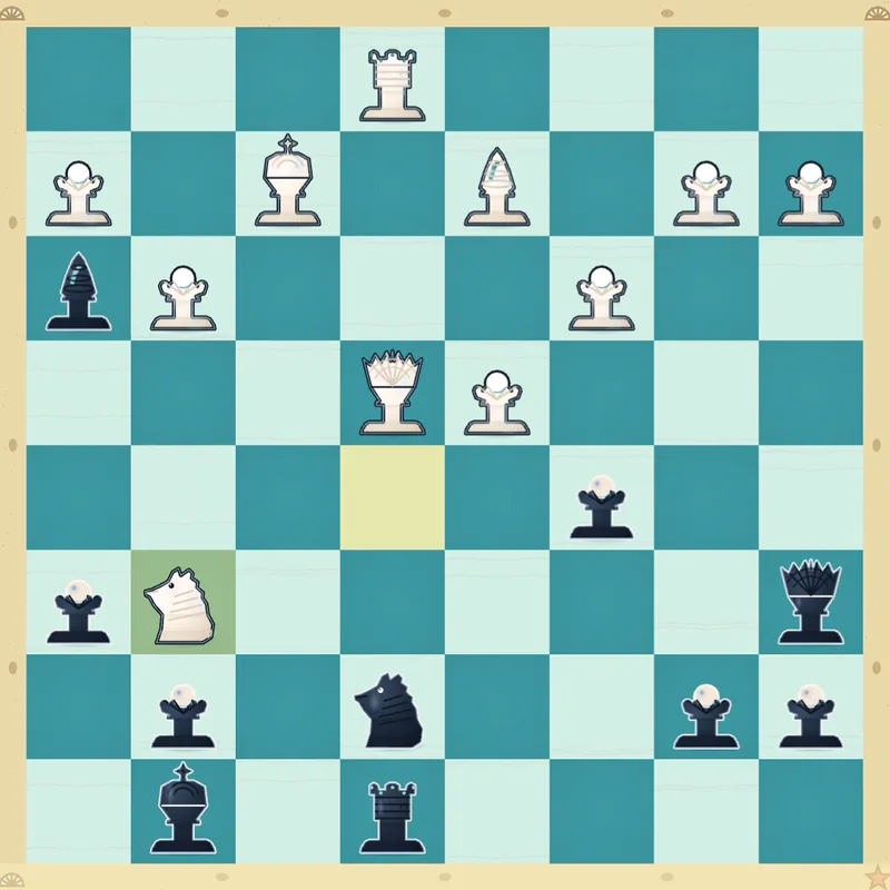 Puzzle 4: Black to play after Ng6