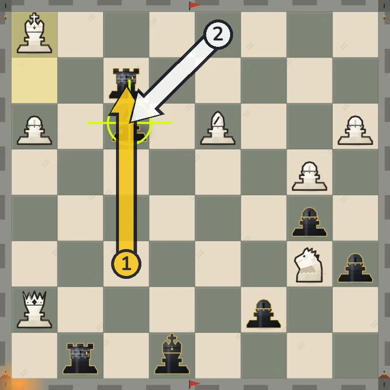 Morphy's mate example, final position after Bf3#