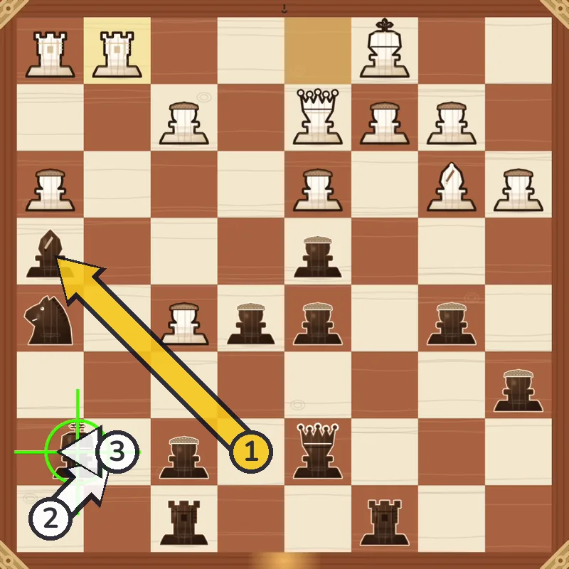 Puzzle 3 final position after Kh7