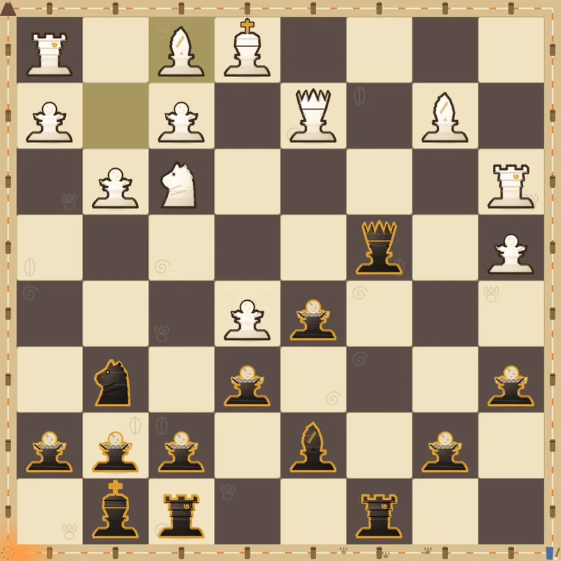 Puzzle 2: Black to play after Bf1