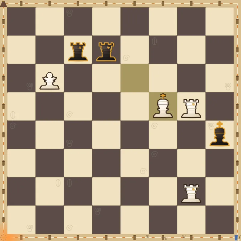 Puzzle 4: Black to play after Kc4