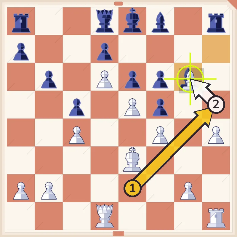 Puzzle 1 final position after Bxg6#