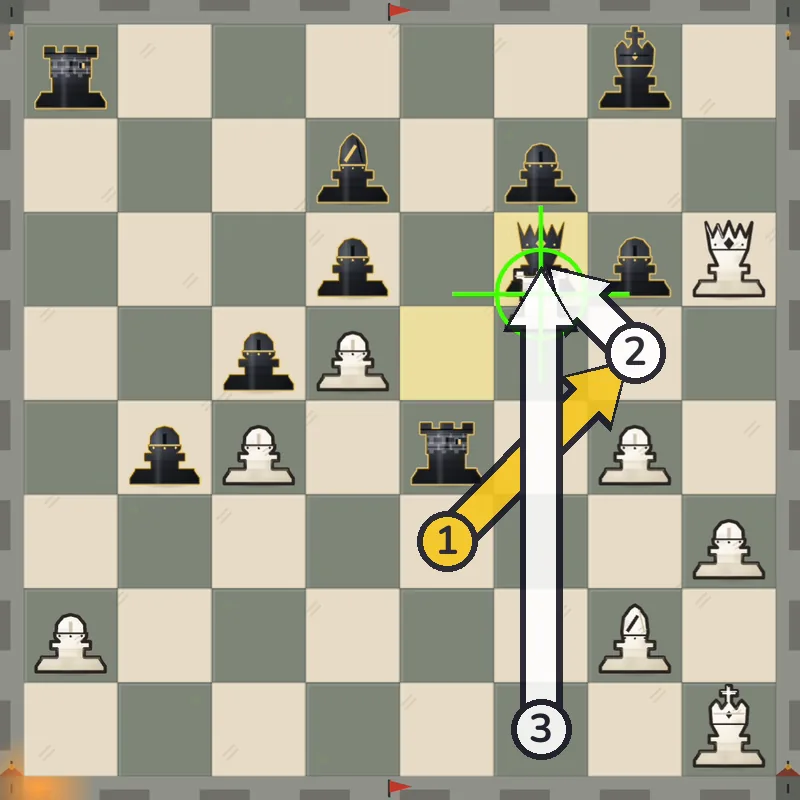 Puzzle 3 final position after Rxf6