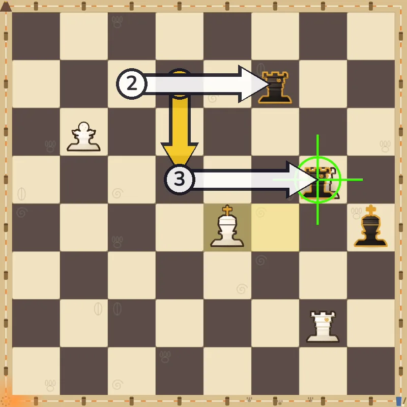 Puzzle 4 final position after Rxb4