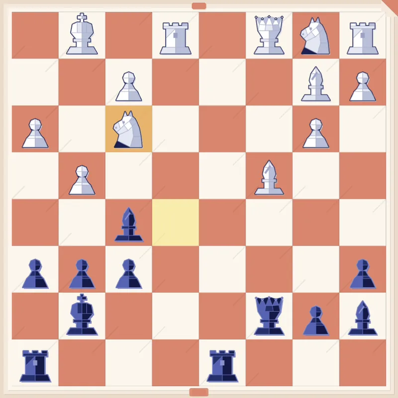 Puzzle 3: Black to play after Nxf3