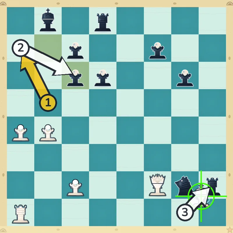 Puzzle 2 final position after Kxh2