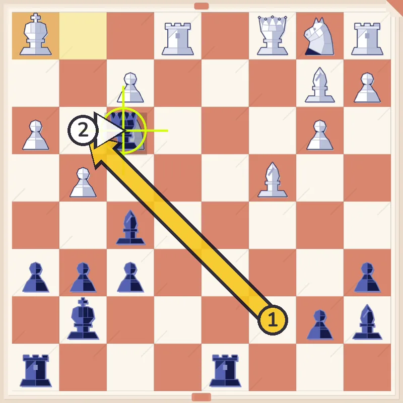 Puzzle 3 final position after Qxf3+