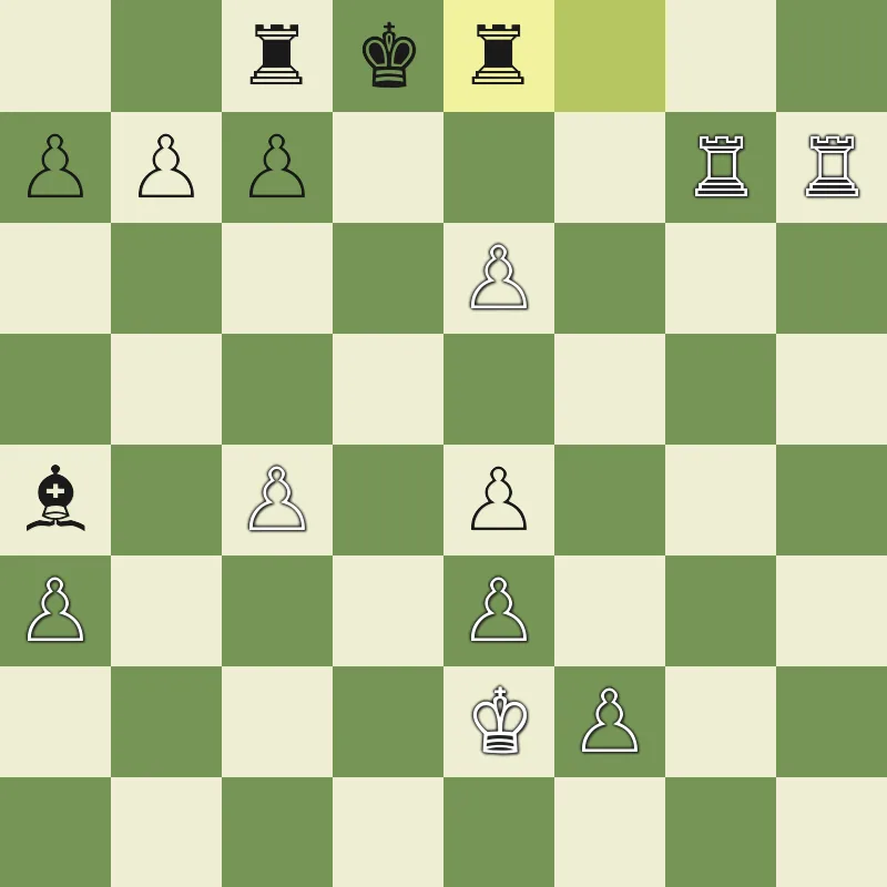 Puzzle 1: White to play after Re8