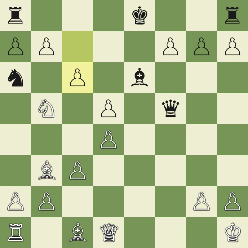 Puzzle 2: White to play after c6