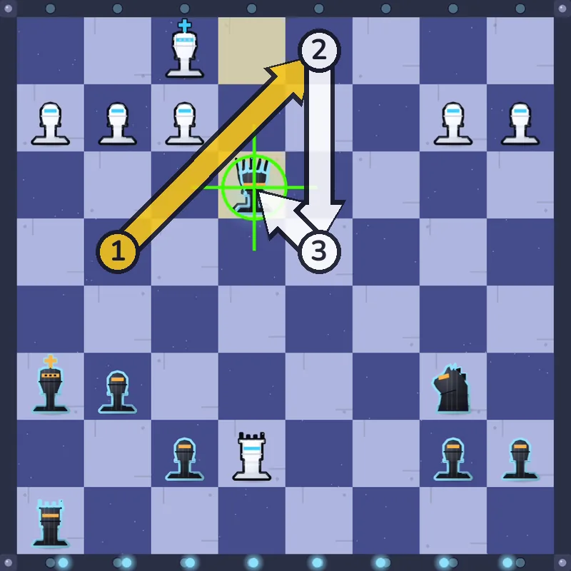 Puzzle 2 final position after Qxe3
