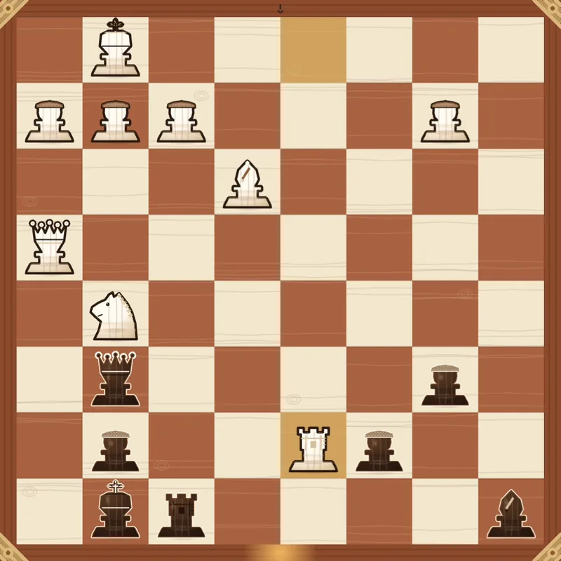 Puzzle 1: Black to play after Rxd7