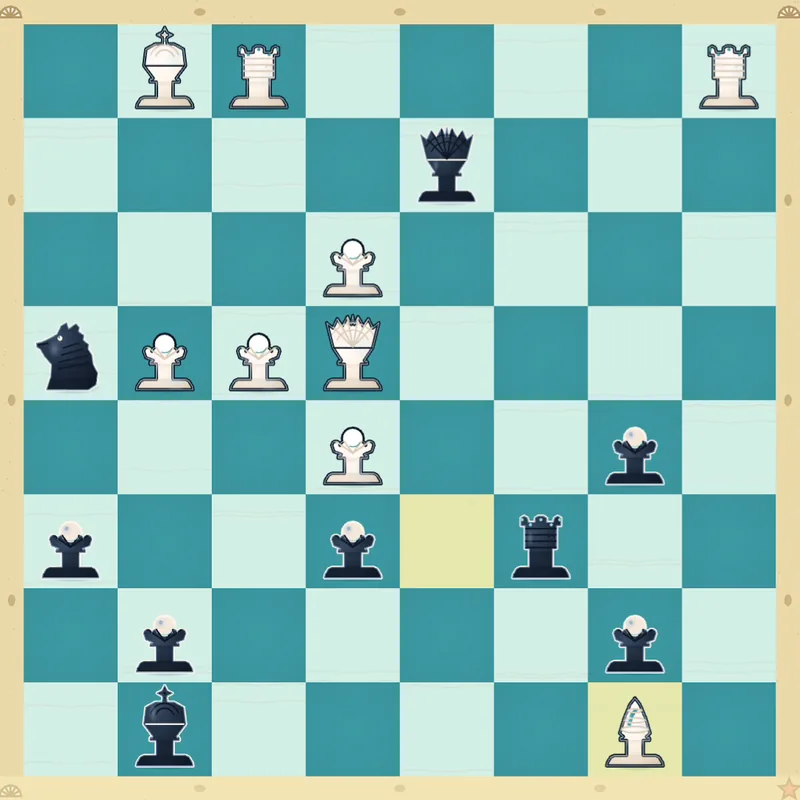 Puzzle 2: Black to play after Bxb8