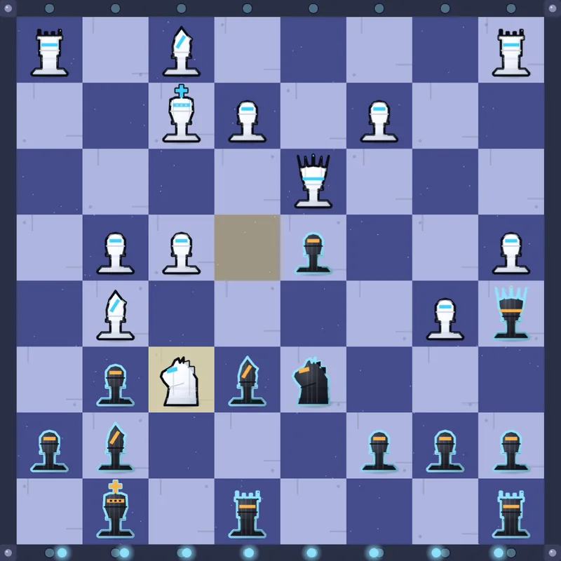 Puzzle 4: Black to play after Nf6+