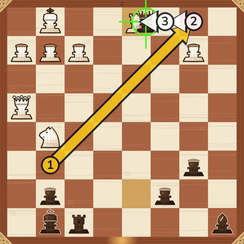 Puzzle 1 final position after Qxd1#