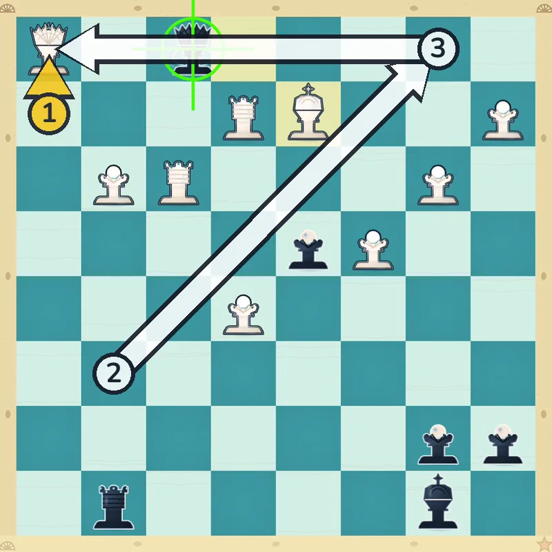 Puzzle 4 final position after Qxh1