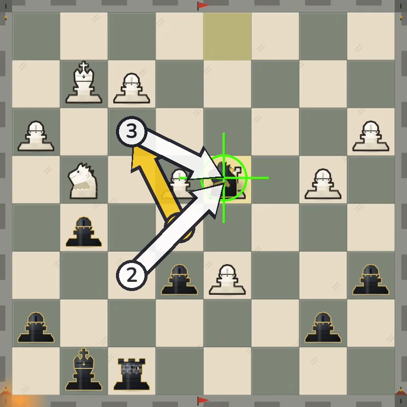 Puzzle 3 final position after Nxd4