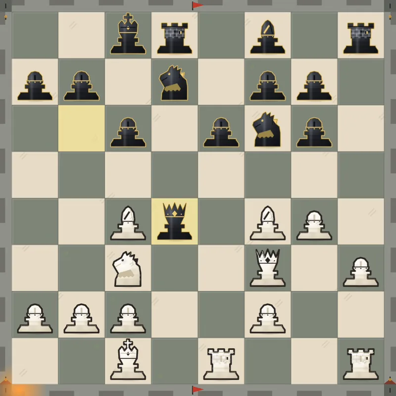 Puzzle 1: White to play after Qxd4