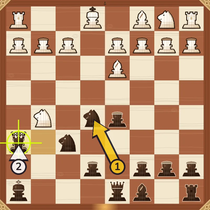 Puzzle 3 final position after Rxh6