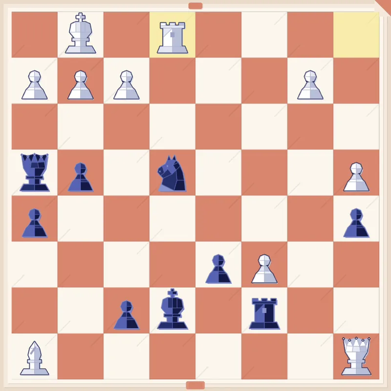 Puzzle 1: Black to play after Re1
