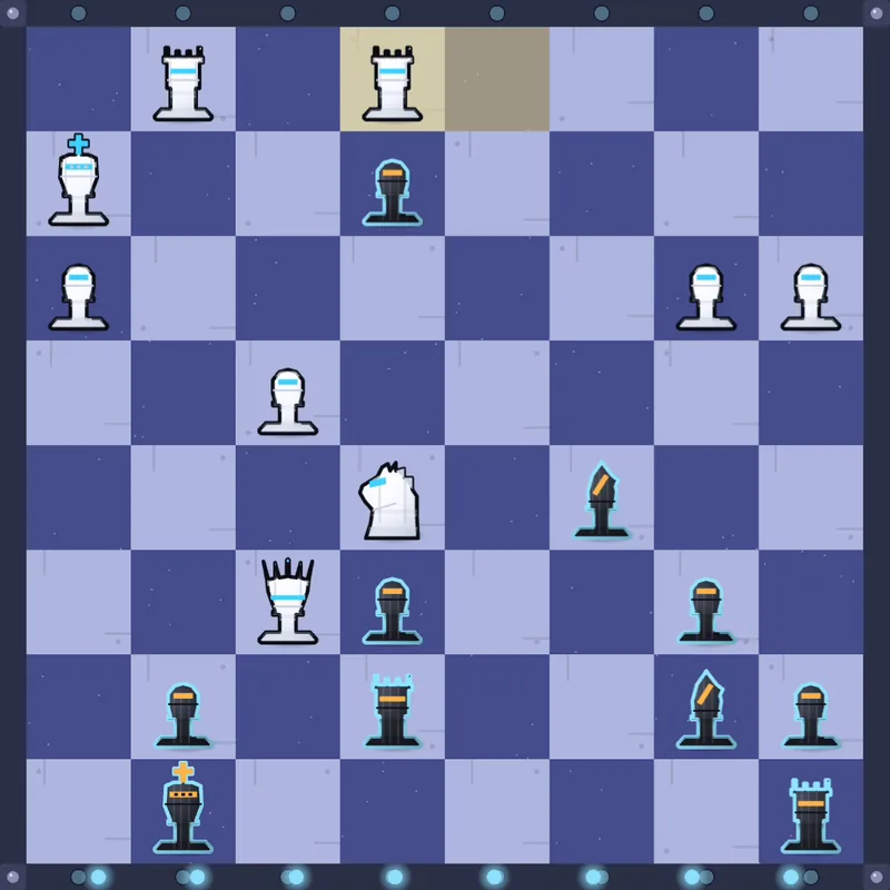 Puzzle 2: Black to play after Rde1