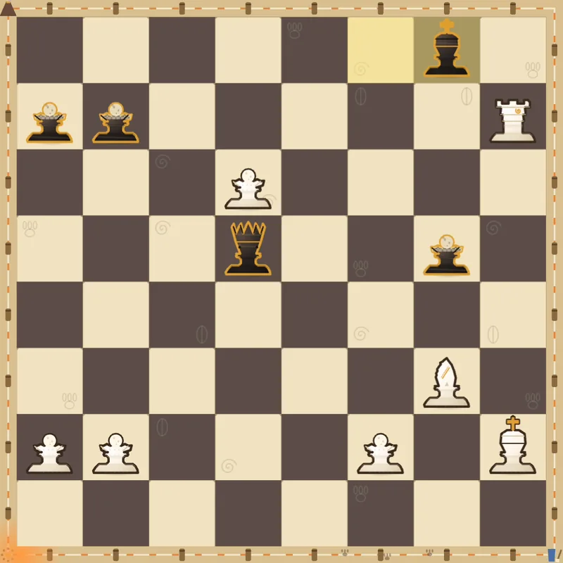 Puzzle 4: White to play after Kg8