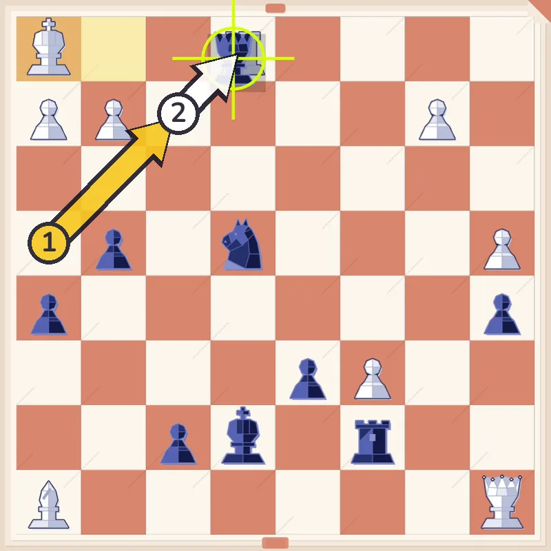 Puzzle 1 final position after Qxe1#