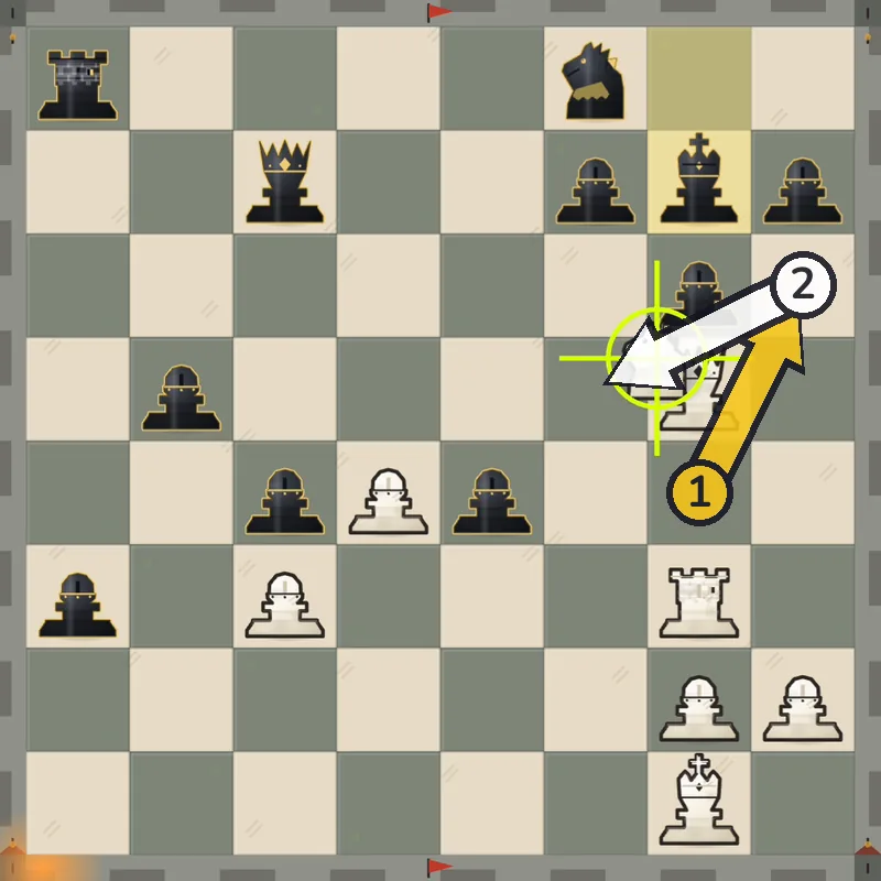 Puzzle 3 final position after Nf5+