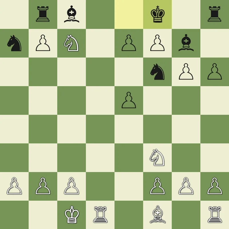 Puzzle 1: White to play after Kf8