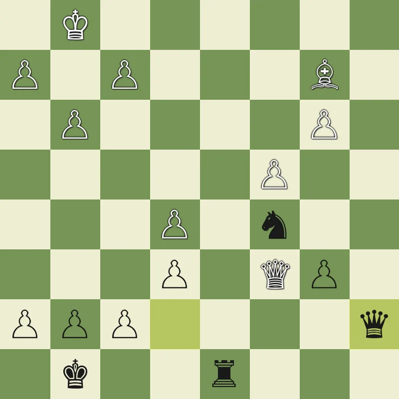 Puzzle 2 final position after Qxa7