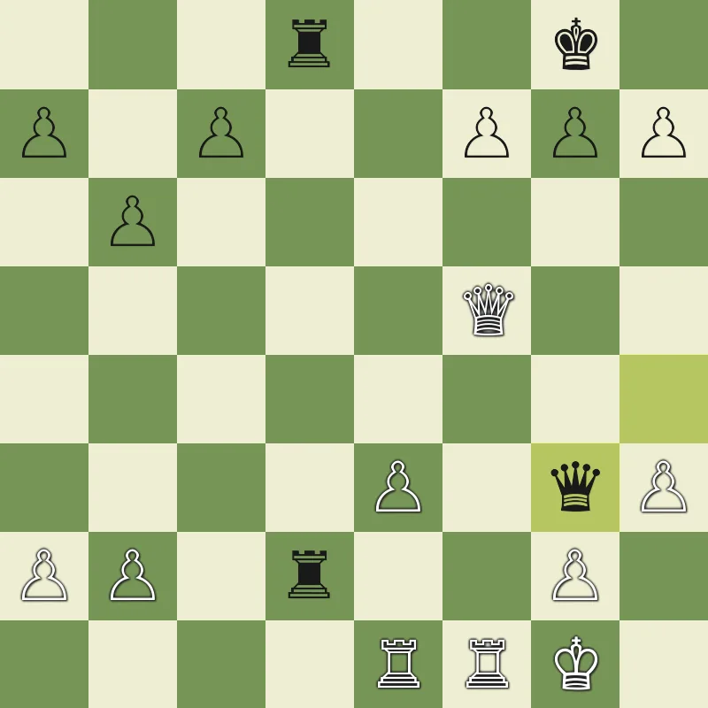 Puzzle 1: White to play after Qg3