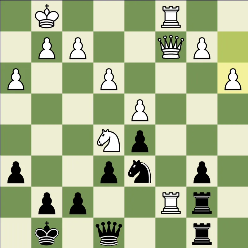 Puzzle 2: Black to play after a3