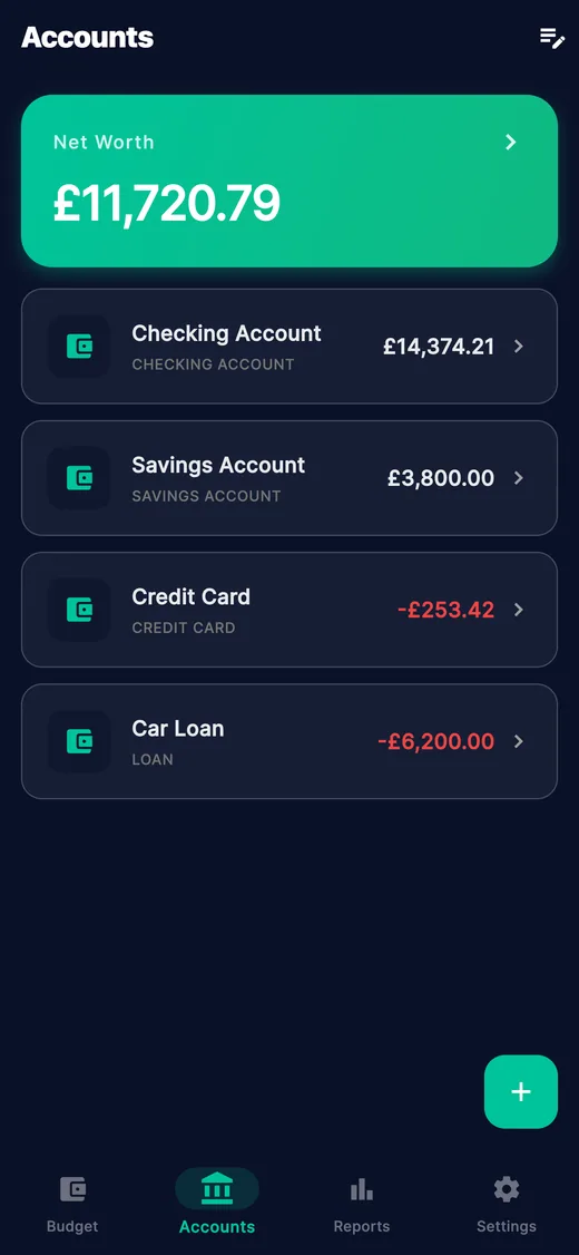 Zeroed mobile — accounts encrypted on your device