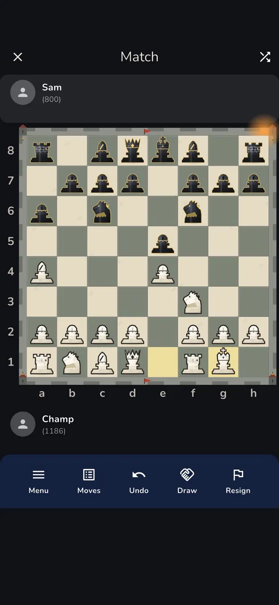 RankUp Chess — A match on the Castle board, a Premium theme with its own pieces, sounds and effects